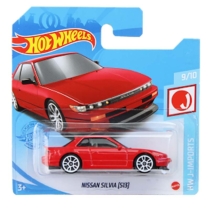 Hot Wheels fém kisautó Nissan Silvia (S13) piros