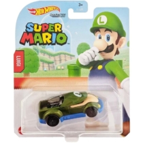 Mattel Hot Wheels Super Mario Luigi fém kisautó 2/8