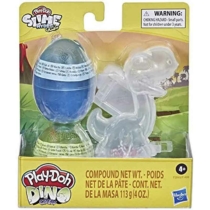 Play-Doh Dino Crew Slime Hydro Glitz kék-zöld slime dino formával