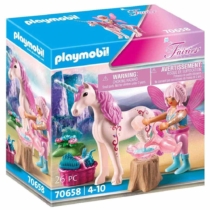 Playmobil Fairies rózsaszín tündér unikornissal 26 db-os - 70658