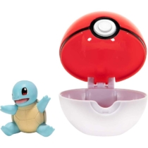 Pokémon Battle Ready Clip and Go Pokélabda Squirtle figurával