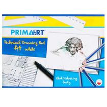 Prima Art fehér színű műszaki rajztömb A4