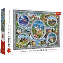 Puzzle A világ kastélyai 1000 db-os Trefl