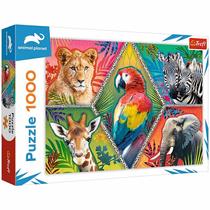 Puzzle Animal Planet állatvilág kollázs 1000 db-os Trefl