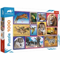 Puzzle Animal Planet vadvilág kollázs 1000 db-os Trefl