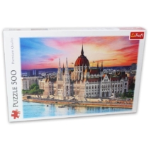 Puzzle Budapest Parlament 500 db-os Trefl
