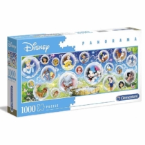 Puzzle Disney karakterek panoráma 1000 db-os Clementoni (39515)