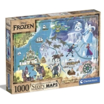 Puzzle Disney Maps Frozen Jégvarázs 1000 db-os Clementoni (39666)