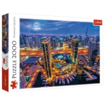 Puzzle Dubaj fényei 2000 db-os Trefl