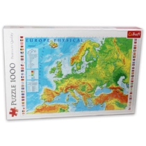 Puzzle Európa térkép 1000 db-os Trefl