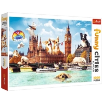 Puzzle Funny Cities London 1000 db-os Trefl