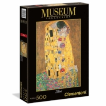 Puzzle Gustav Klimt A csók 500 db-os Clementoni