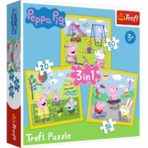 Puzzle Peppa malac 3 az 1-ben 20, 36, 50 db-os Trefl