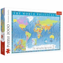 Puzzle Politikai világtérkép 2000 db-os Trefl