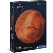 Puzzle Space Collection Mars kör alakú puzzle 500 db-os Clementoni (35107)