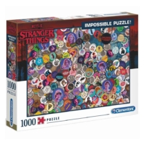Puzzle Stranger Things kitűzők 1000 db-os Clementoni