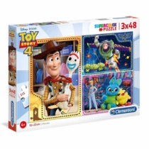 Puzzle Toy Story 4 3x48 db-os Clementoni