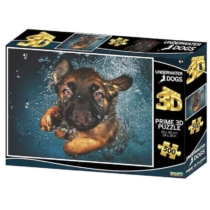 Puzzle úszó kutya hologramos 3D hatású 500 db-os