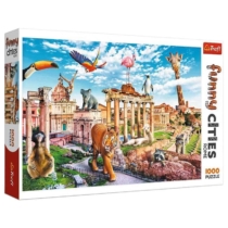 Puzzle Vicces városok Róma 1000 db-os Trefl