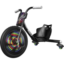 Razor RipRider 360 Lightshow háromkerekű drift kerékpár világító kerekekkel fekete