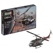 Revell Bell UH-1H Gunship 1:100 makett helikopter (04983)