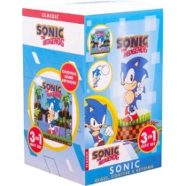 Sonic, a sündisznó ajándék szett 3 db-os (pohár, poháralátét, kulcstartó)