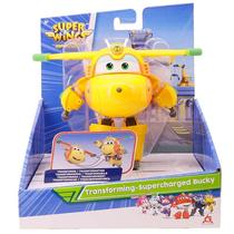 Super Wings Átalakuló repülő és robot Bucky műanyag 12 cm