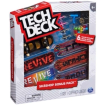 Tech Deck Sk&shop Bonus Pack 6 db összeszerelhető gördeszkával Revive