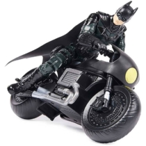 The Batman Batcycle motor és Batman figura 30 cm műanyag