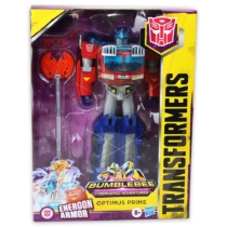Transformers Bumblebee Cyberverse Adventures Optimus Prime figura kiegészítőkkel