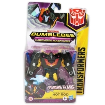 Transformers Bumblebee Fusion Flame Hot Rod átalakítható játékfigura