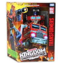 Transformers Kingdom Optimus Prime átalakítható játékfigura