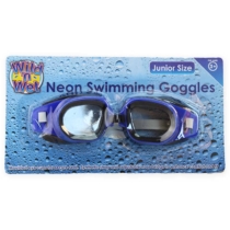 Wild 'n wet gyerek úszószemüveg neon kék