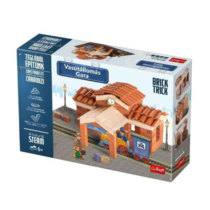 Brick Trick Tégla építőjáték vasútállomás 160 db-os Trefl