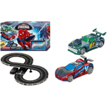 Carrera Ultimate Spiderman Pókember autós versenypálya játékszett 2,4 m 2 db 1:43 kisautóval
