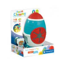 Clementoni Soft Clemmy Pets színes puha építőkockák űrhajóval 5 db-os