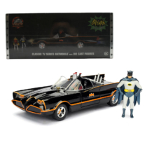 Fém autó Batman Classic TV Series figurával 1:24