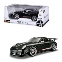 Fém autó Porsche 911 GT3 RS fekete 1:18 Bburago