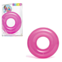 Intex felfújható úszógumi átlátszó rózsaszín 76 cm