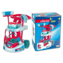 Klein Vileda játék takarítókocsi kiegészítőkkel műanyag 53,5 cm