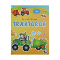 Matricás könyv Traktorok foglalkoztató füzet 100 db matricával A4