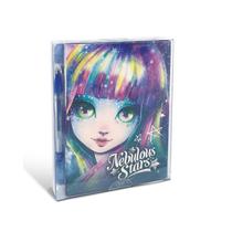 Nebulous Stars mini jegyzetfüzet tollal és matricákkal Isadora