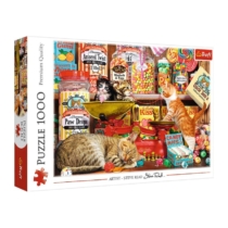 Puzzle Macska édességek 1000 db-os Trefl
