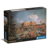 Puzzle Museum Collection A Bucintoro visszatérése a mennybemenetel napján 1000 db-os Clementoni (397