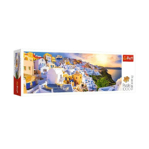 Puzzle Panoráma Görögország Santorini 1000 db-os Trefl