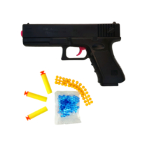 Sports Gun Series golyós pisztoly tölténnyel műanyag fekete