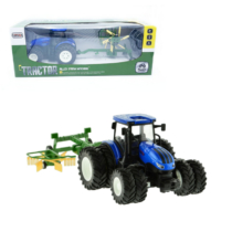 Távirányítós játék traktor fénnyel műanyag 16 cm