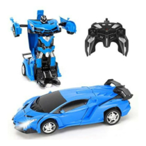 Transformation Glorious Misson távirányítós robottá alakuló sportautó kék