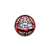 Világító giroszkóp labda piros