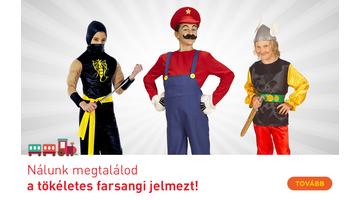 A Te gyermeked minek öltözik farsangkor?